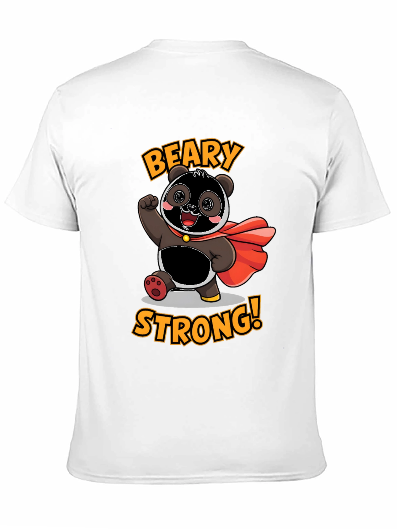 Beary Strong T-Shirt - Panda Superhero Tee