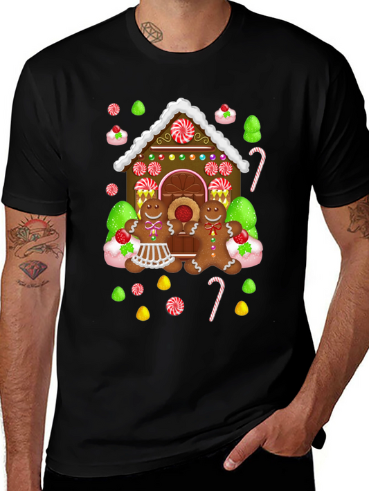Gingerbread House Graphic Tee