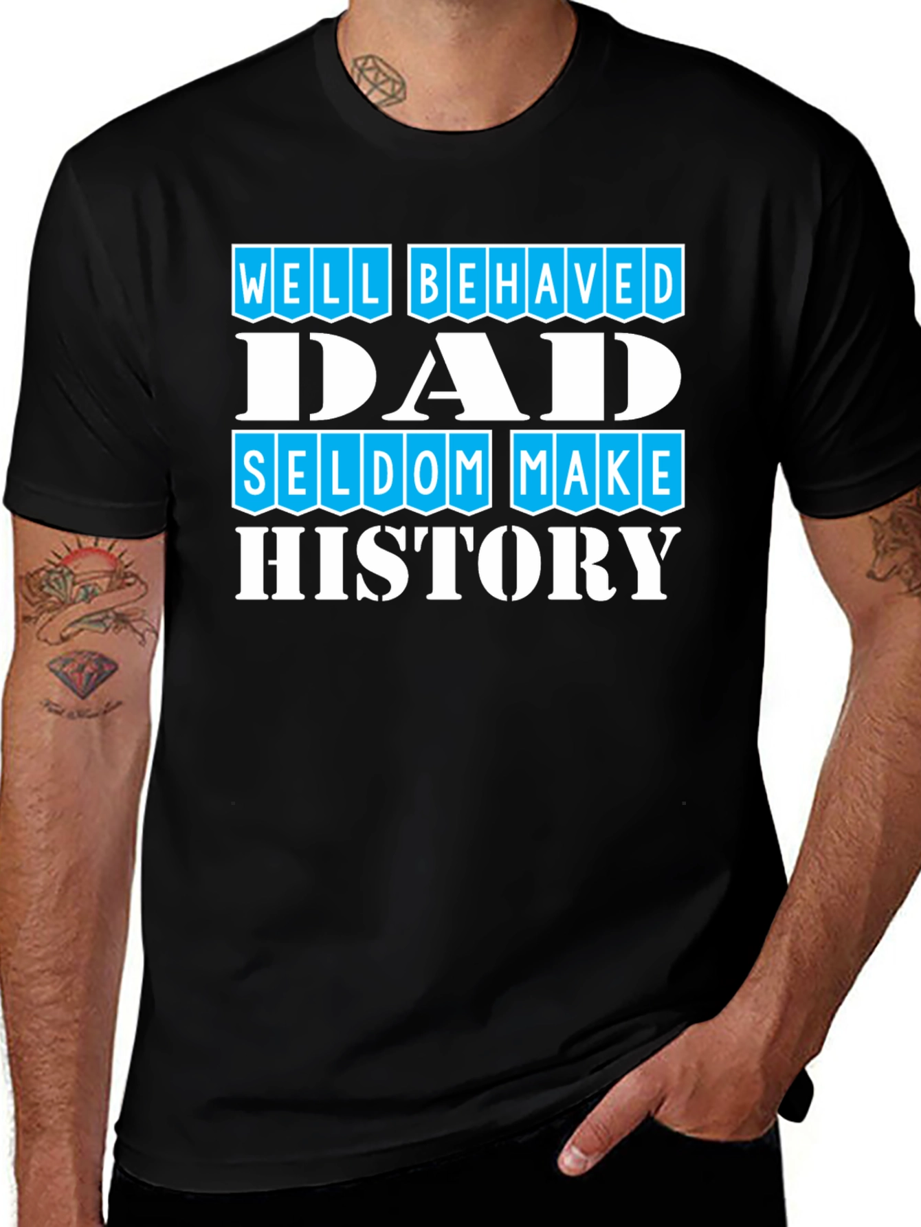 Funny Dad History Graphic T-Shirt
