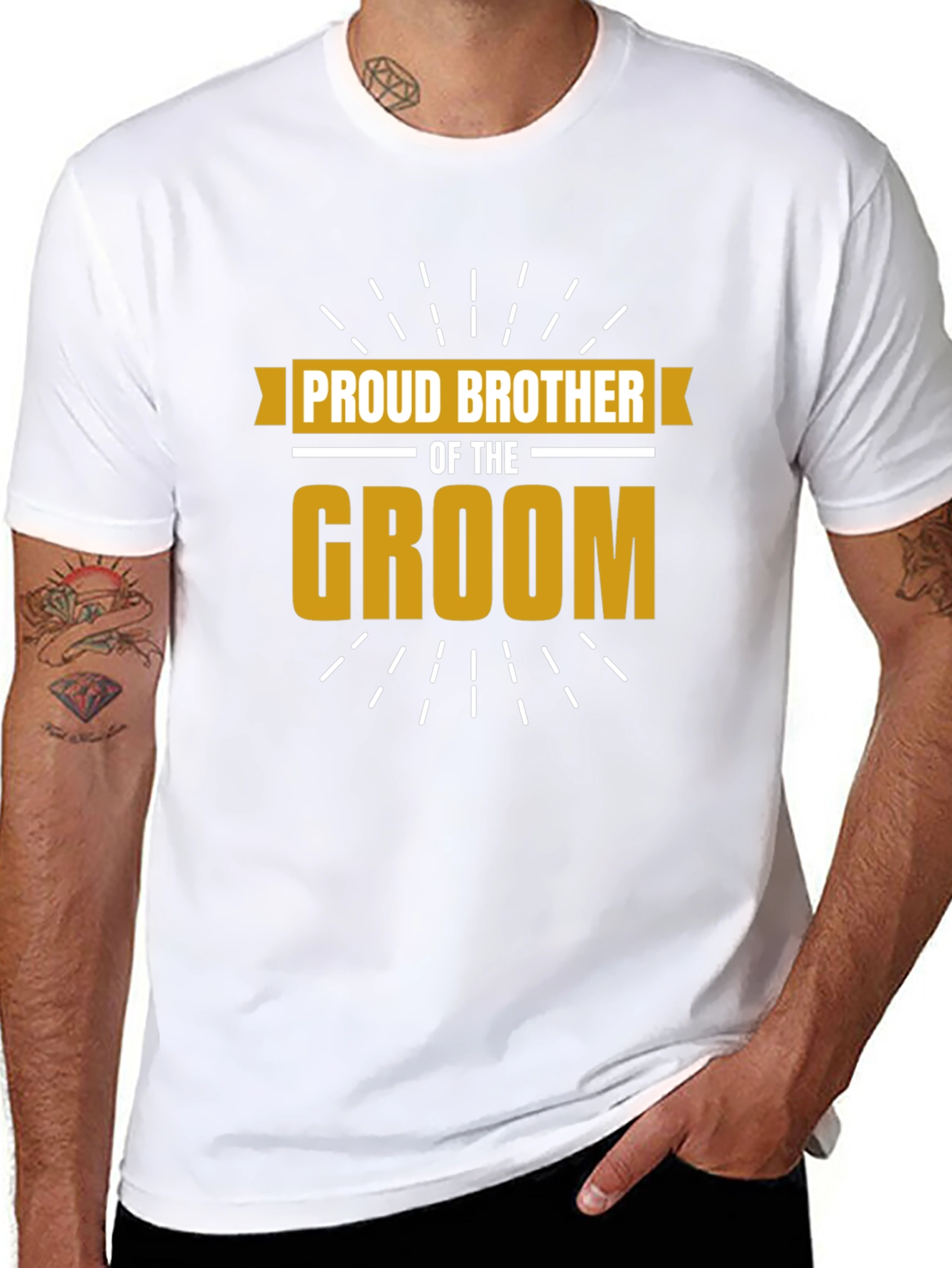 Proud Brother of the Groom Graphic Tee