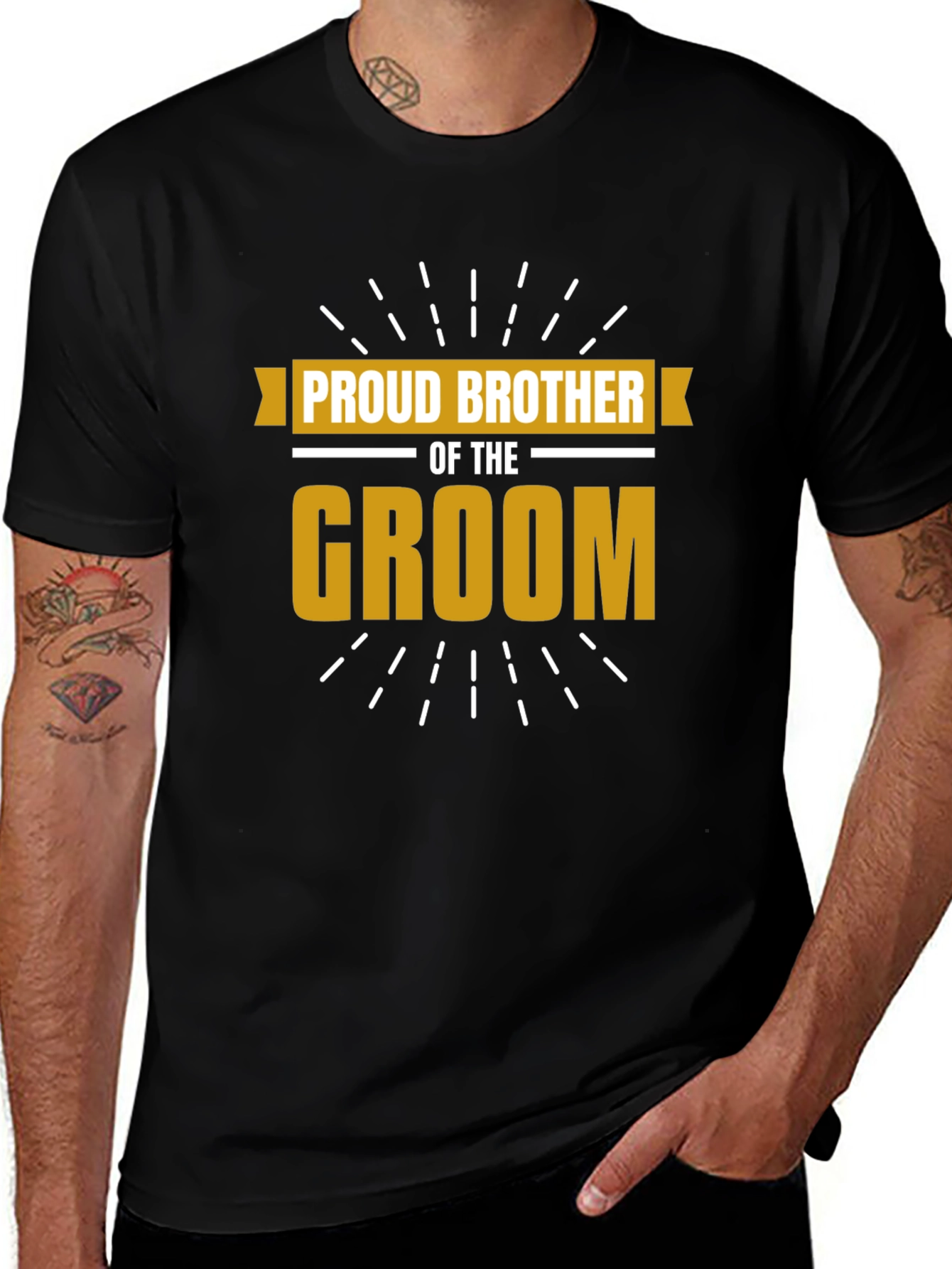 Proud Brother of the Groom Graphic Tee