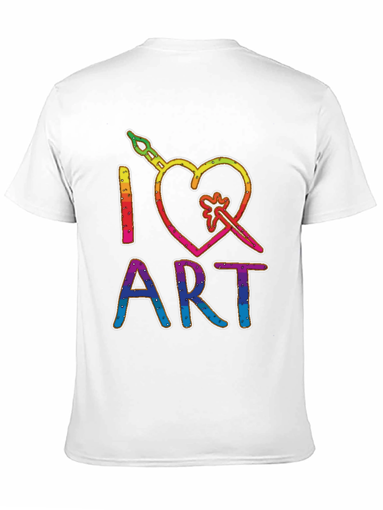 I Heart Art Rainbow T-Shirt