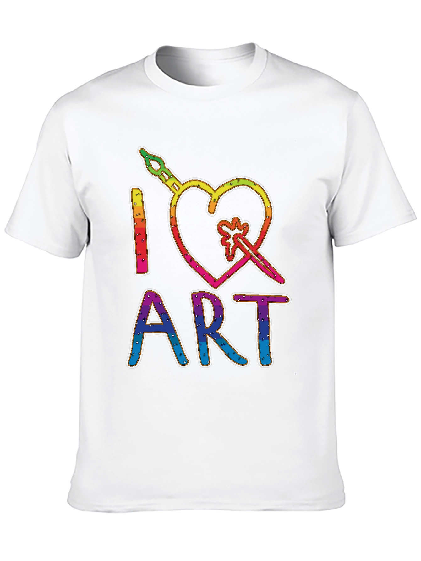 I Heart Art Rainbow T-Shirt