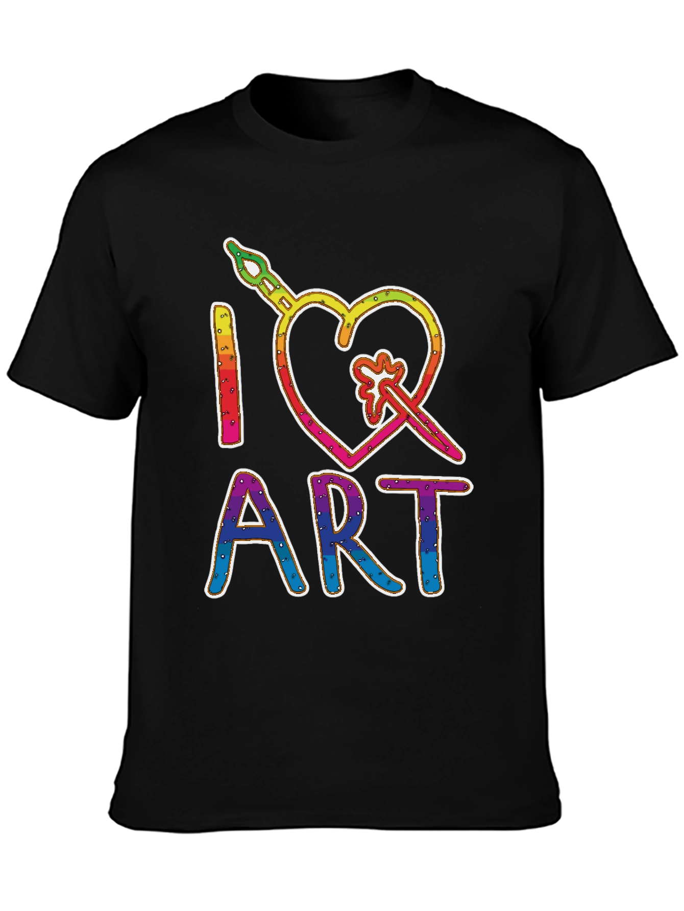I Heart Art Rainbow T-Shirt
