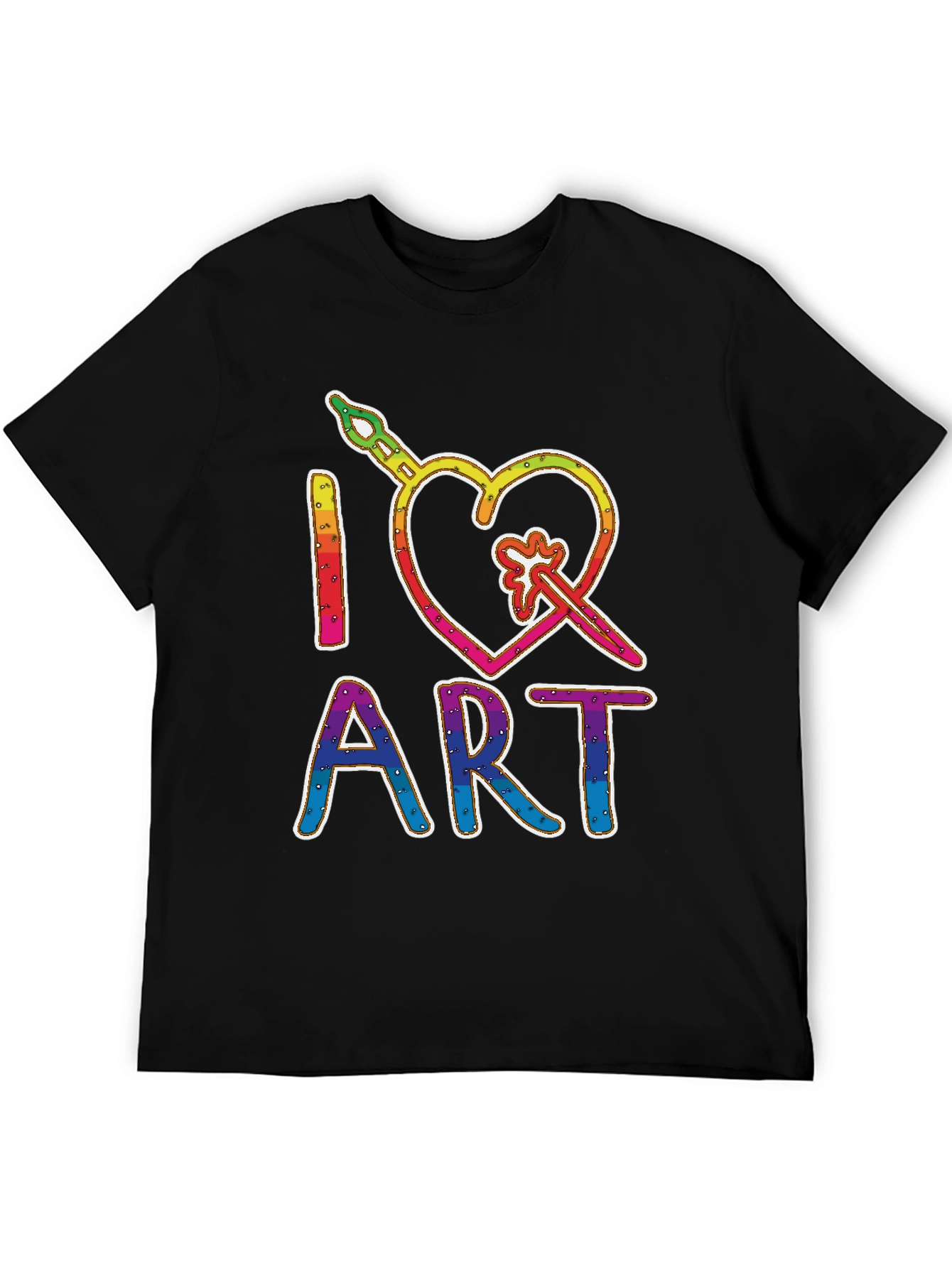 I Heart Art Rainbow T-Shirt
