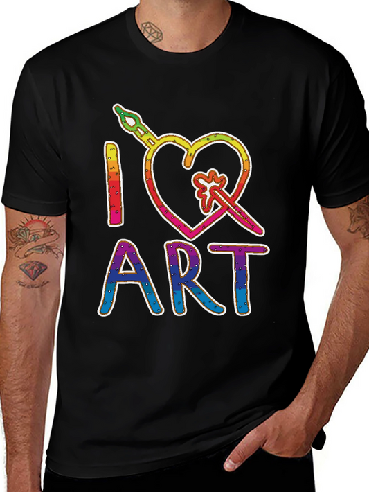 I Heart Art Rainbow T-Shirt
