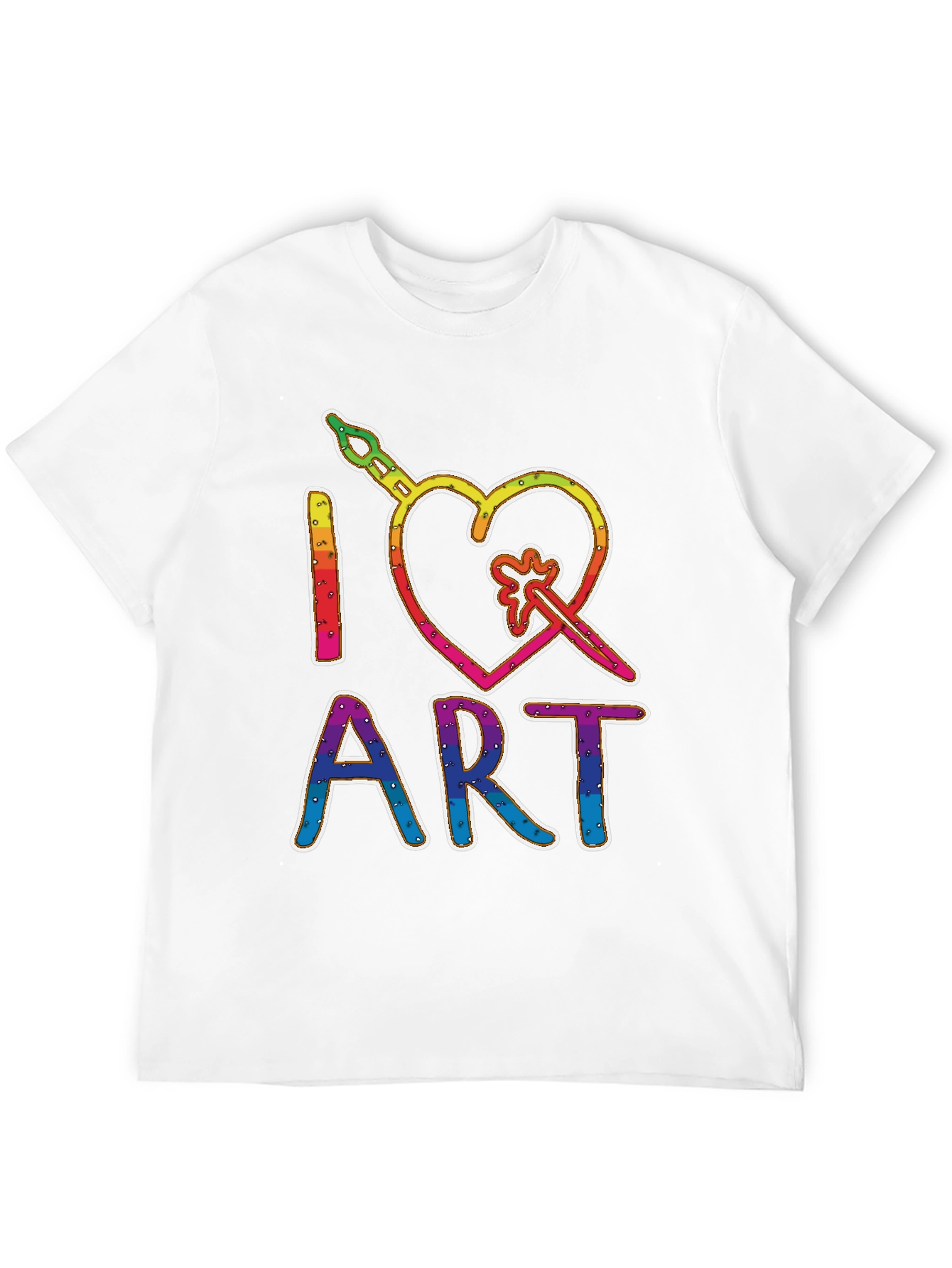 I Heart Art Rainbow T-Shirt