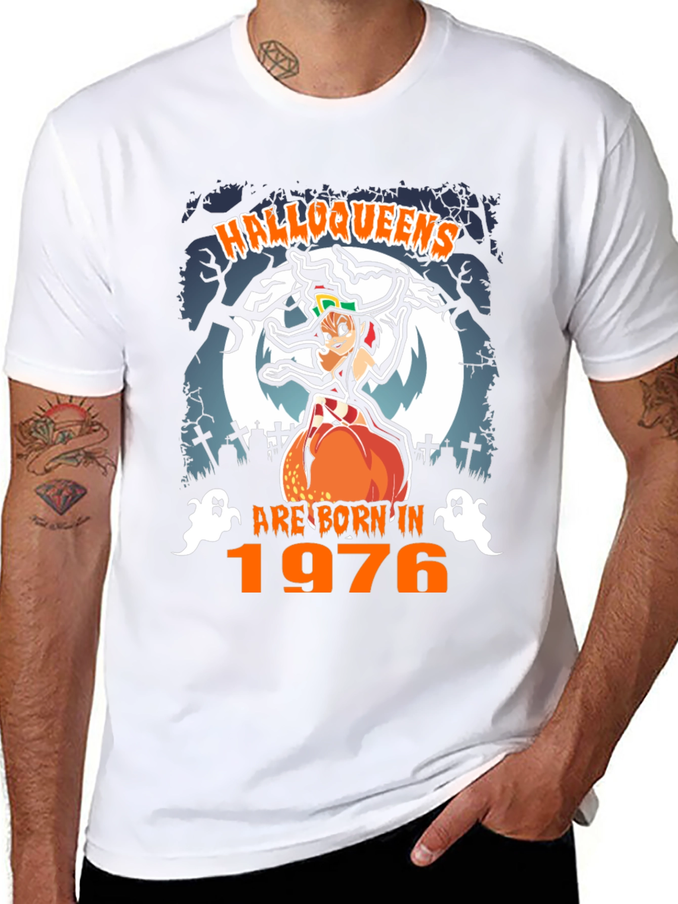 Halloweens Born In 1976 Tee