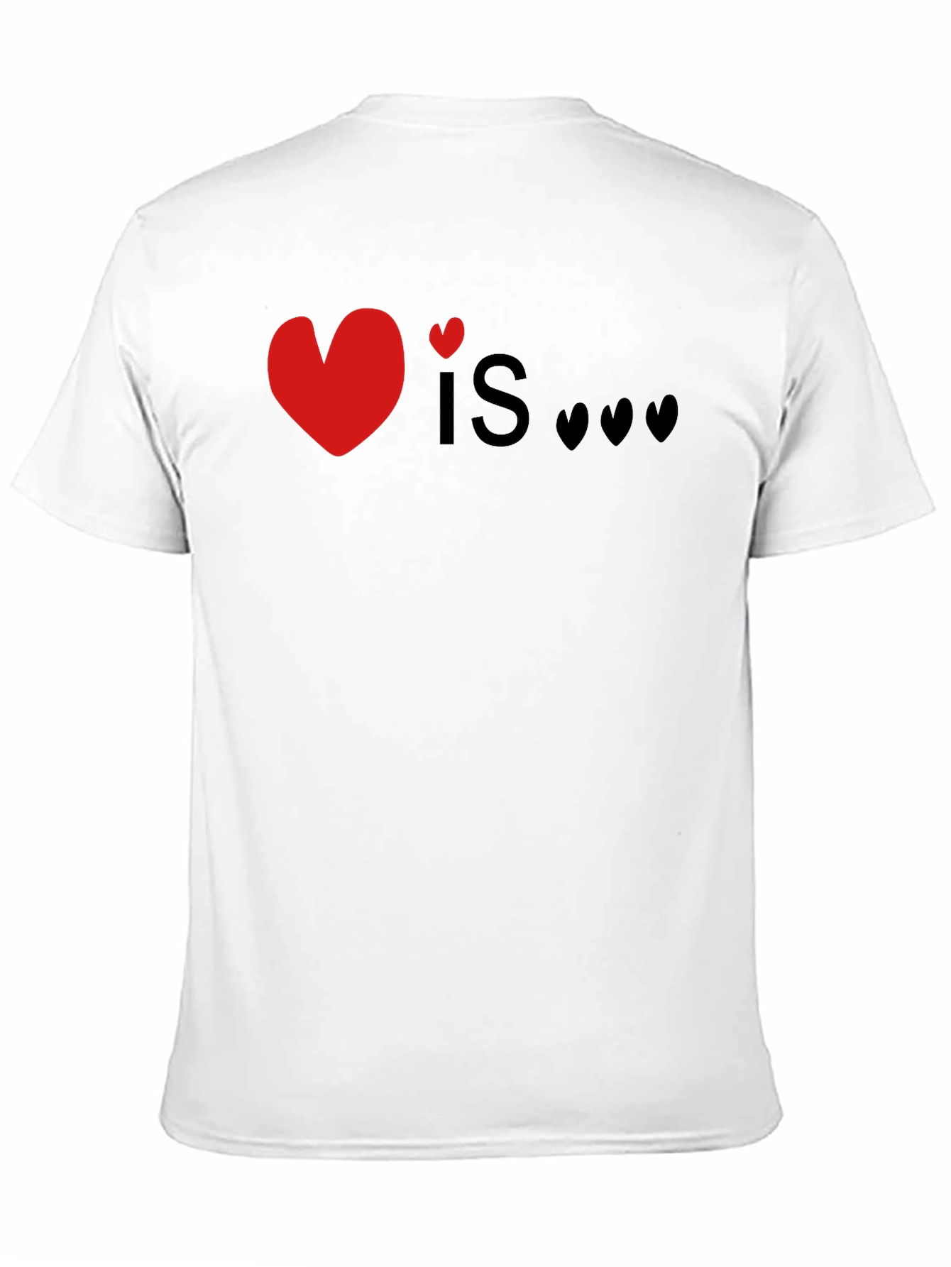 Love Is T-Shirt Heart Graphic Tee