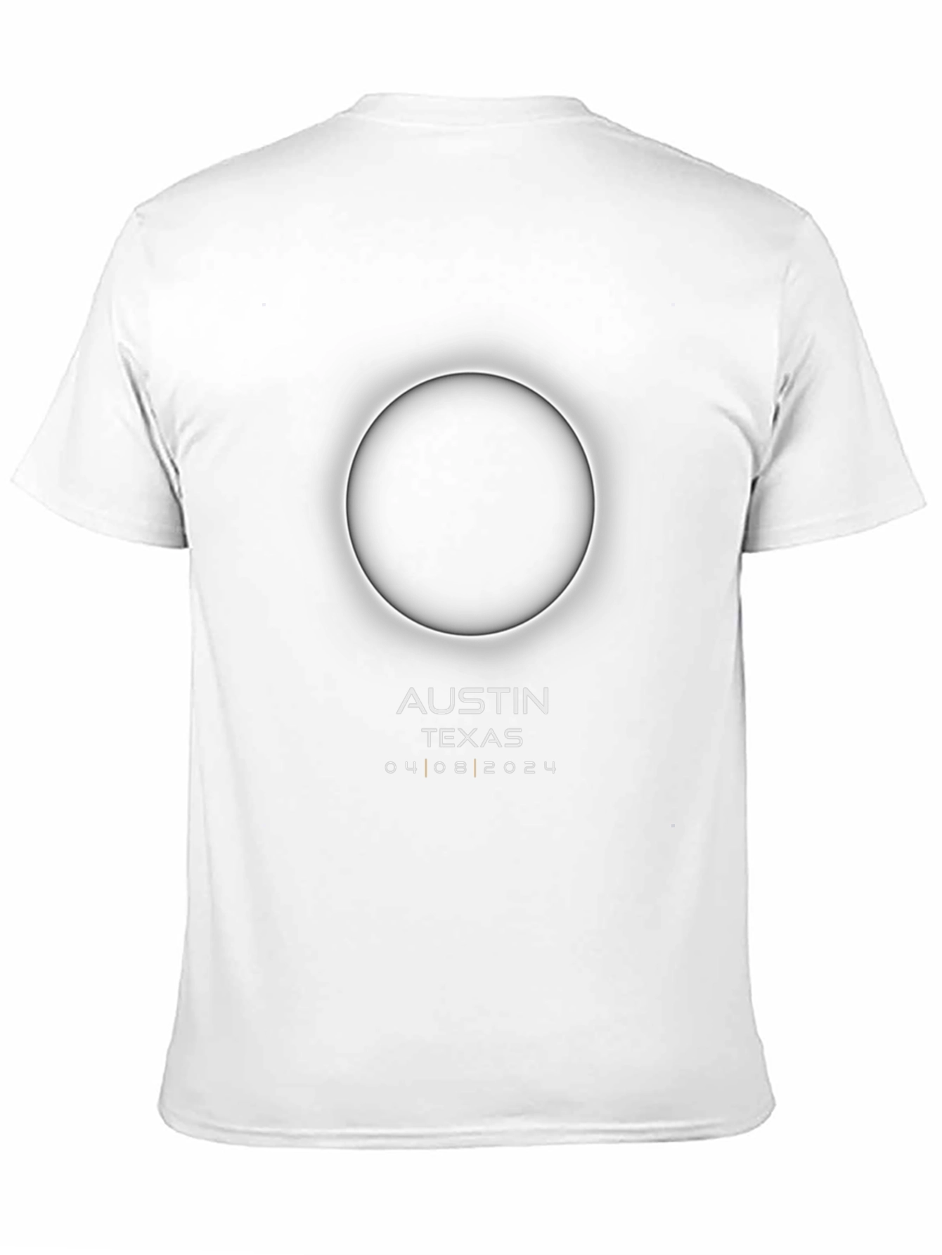 Austin Texas Eclipse 2024 Black T-Shirt