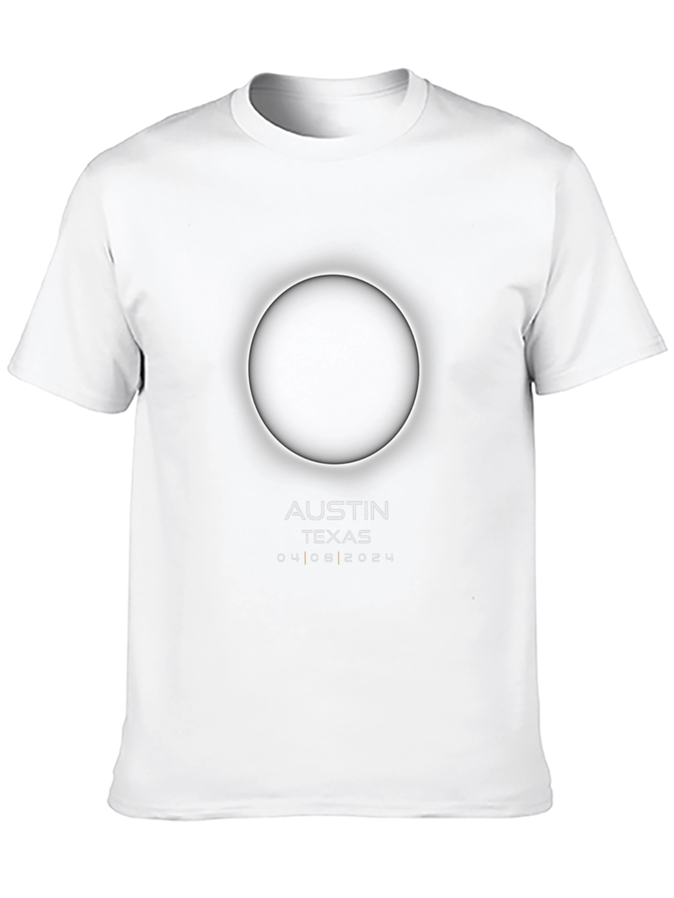 Austin Texas Eclipse 2024 Black T-Shirt