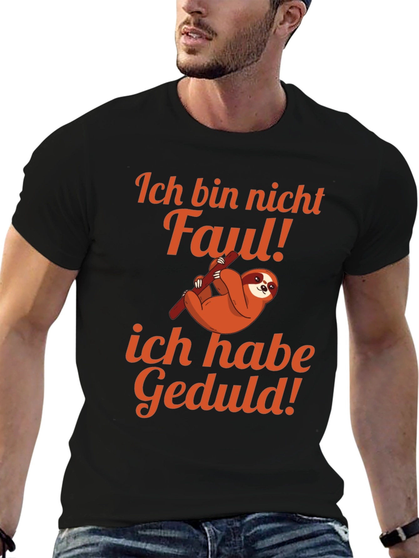 Ich Bin Nicht Faul! Sloth Graphic Tee