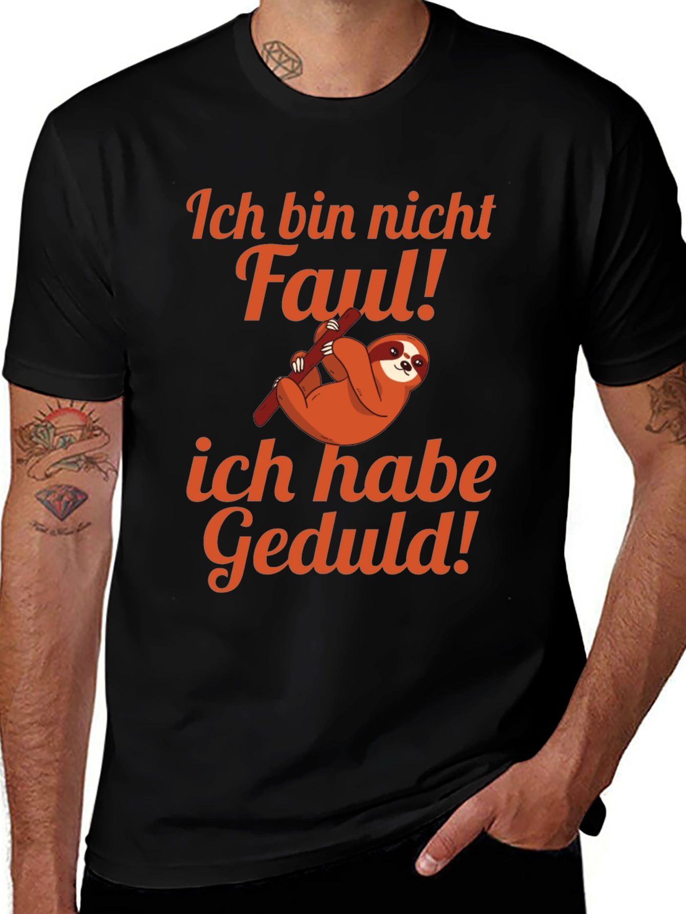 Ich Bin Nicht Faul! Sloth Graphic Tee