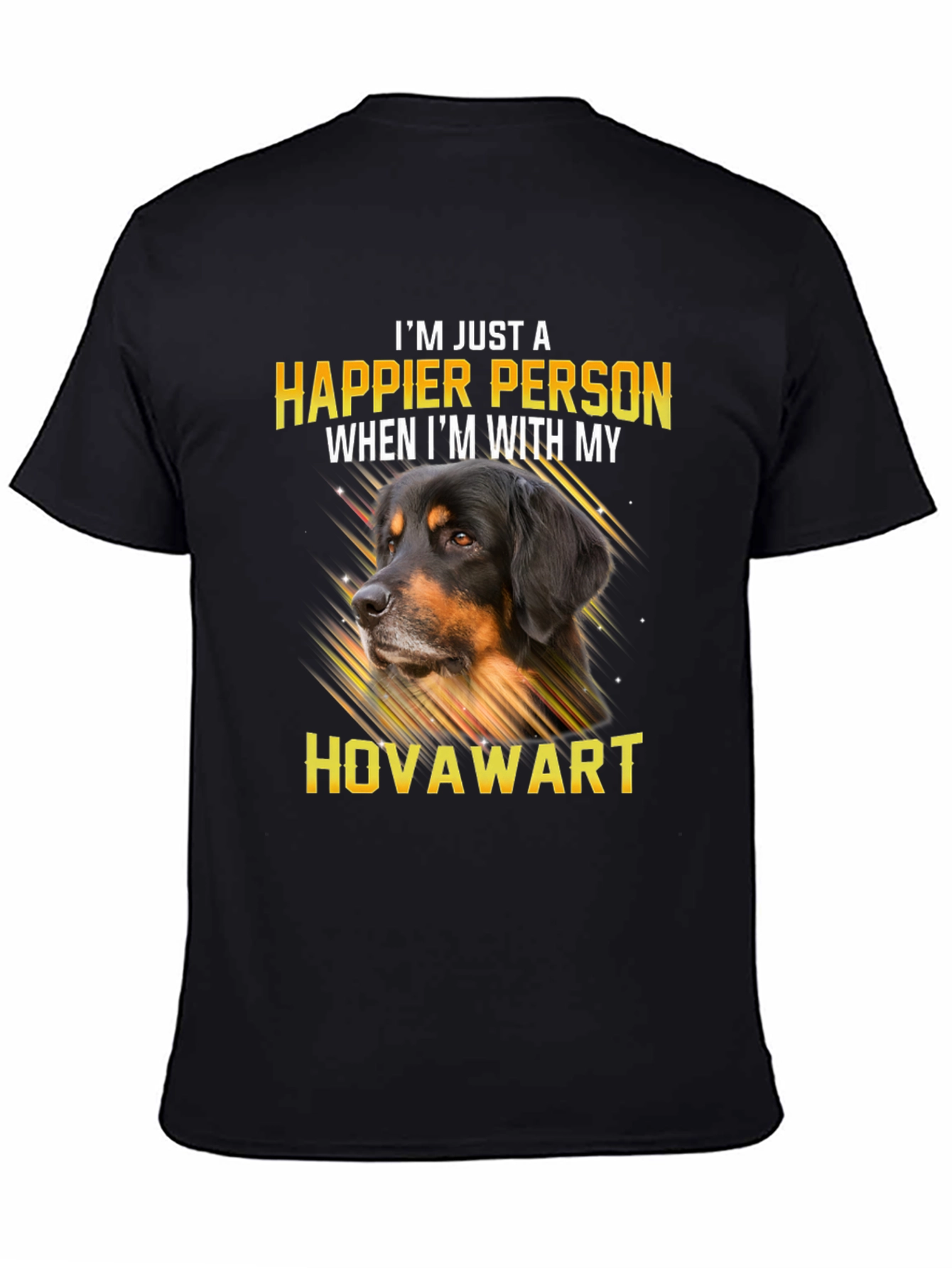 Happier Person Hovawart Dog Graphic T-Shirt