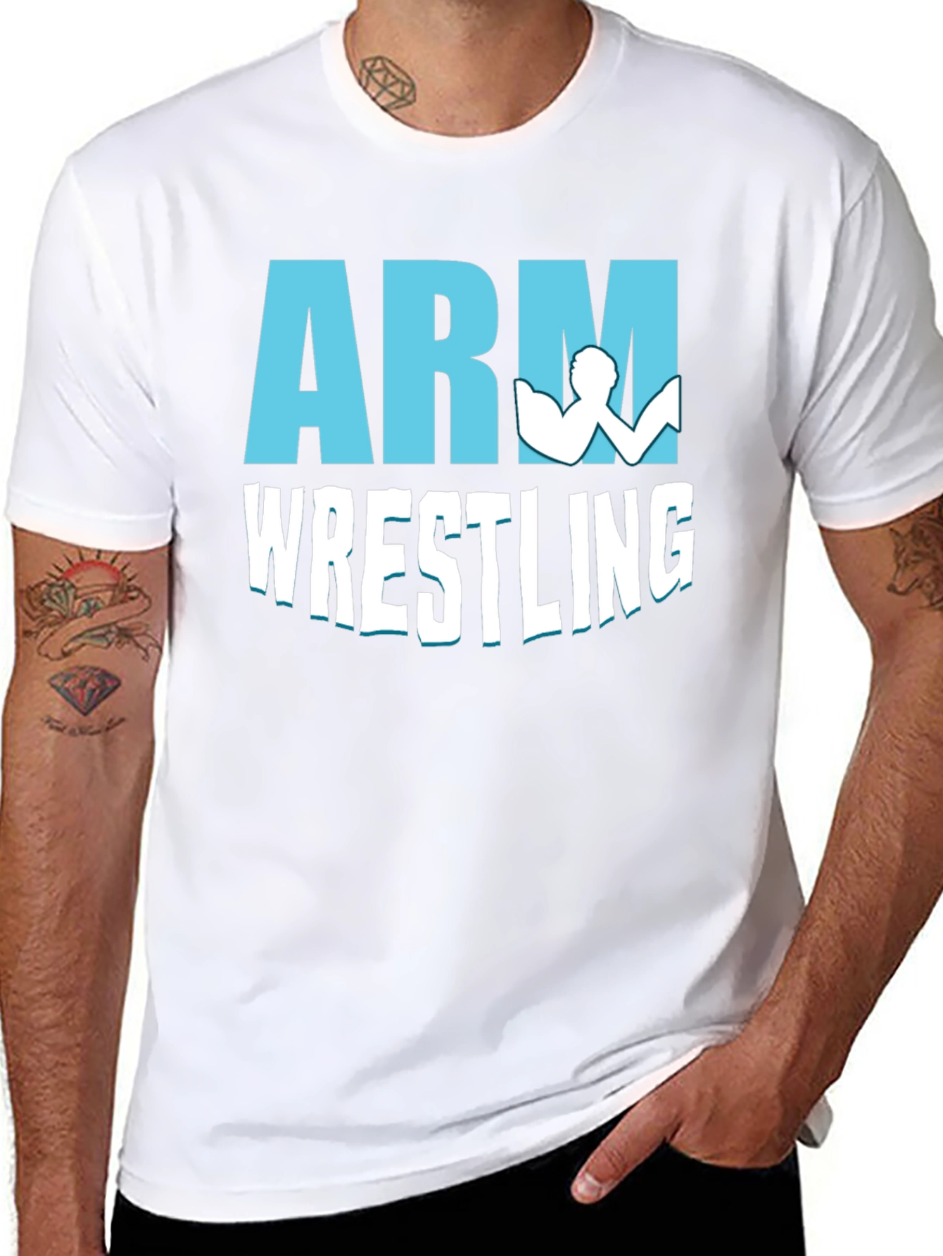 Arm Wrestling Graphic T-Shirt