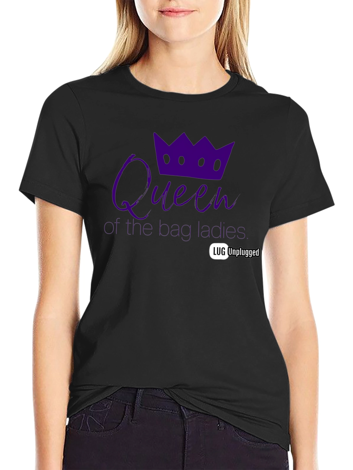 Queen for the Ladies Black T-Shirt