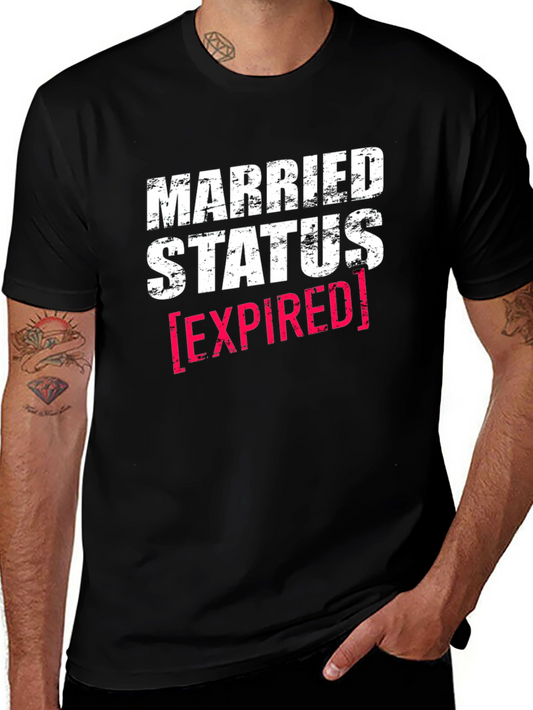 Funny Married Status Expired T-Shirt