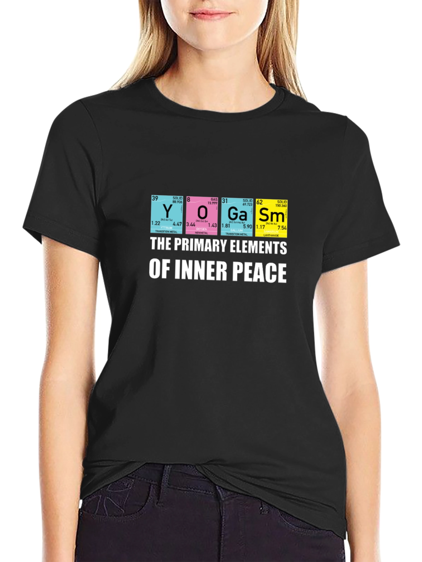 Yoga Elements of Inner Peace Graphic T-Shirt