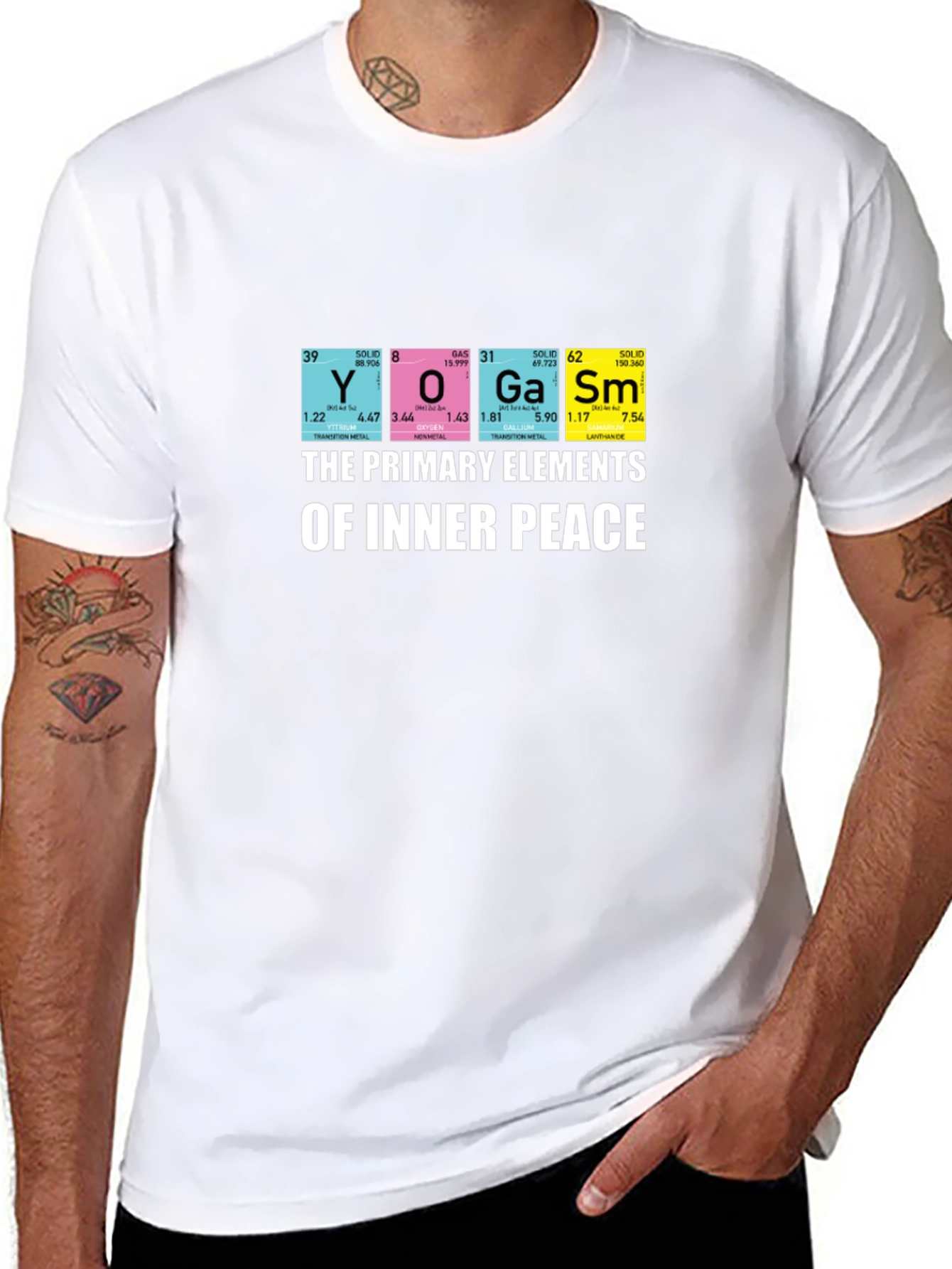 Yoga Elements of Inner Peace Graphic T-Shirt