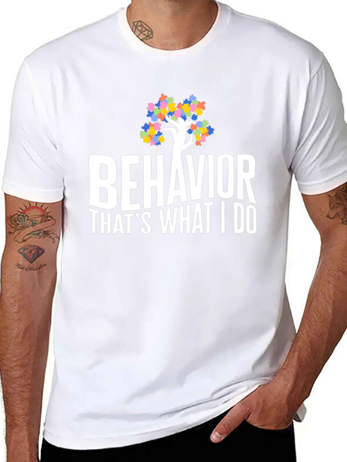 Behavior Thats What I Do Autism Awareness T-Shirt
