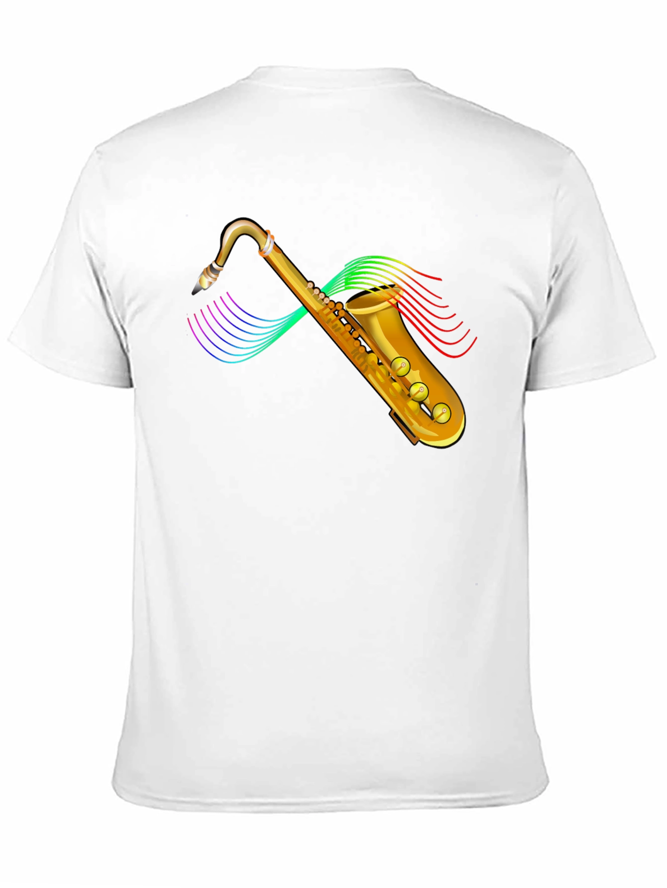 Saxophone Graphic T-Shirt - Musical Instrument Tee
