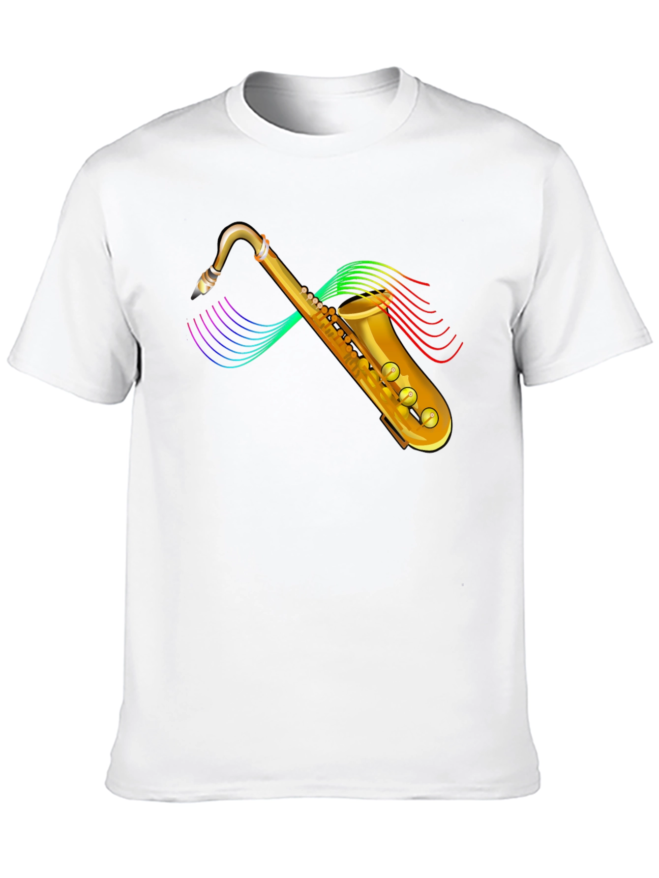 Saxophone Graphic T-Shirt - Musical Instrument Tee