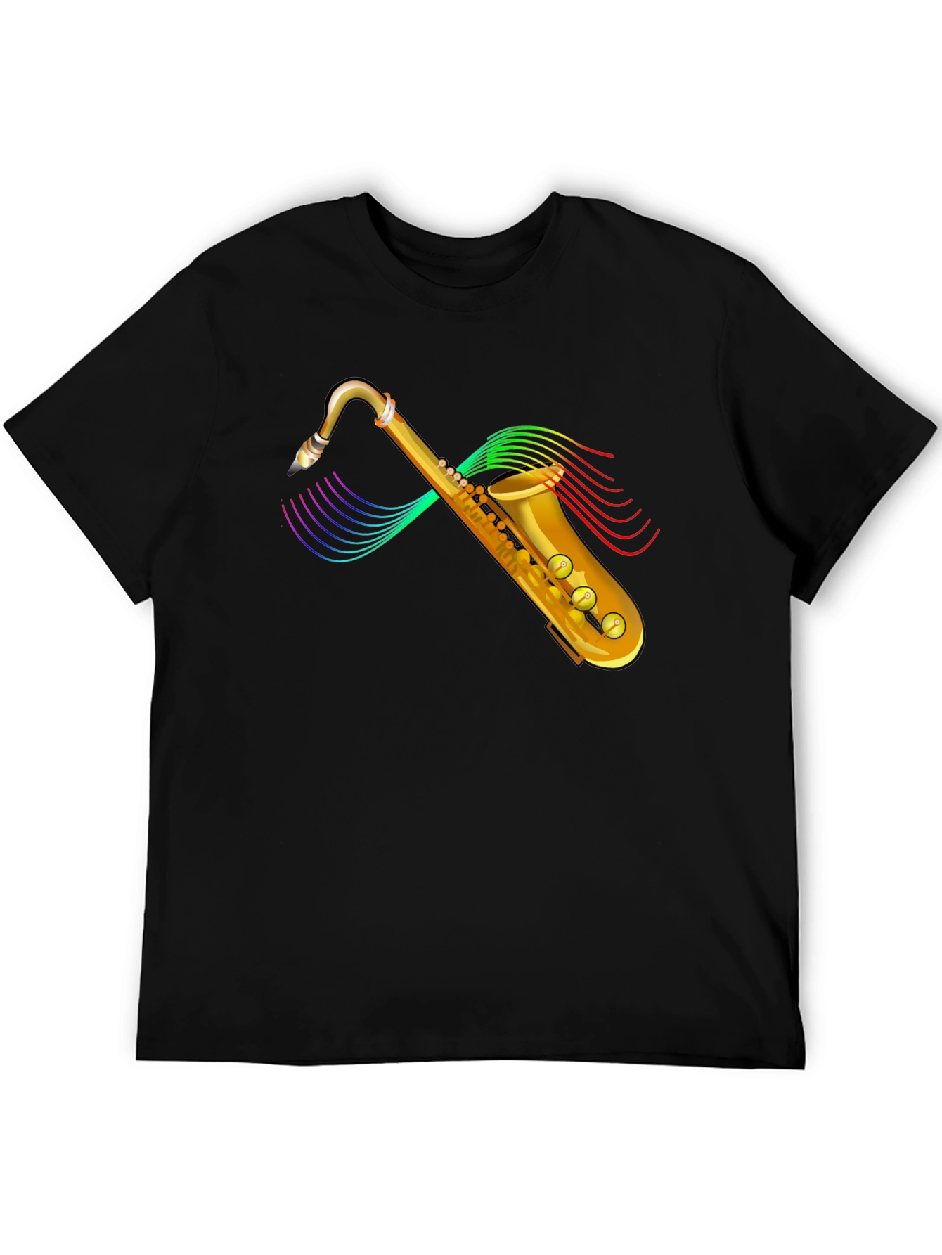 Saxophone Graphic T-Shirt - Musical Instrument Tee