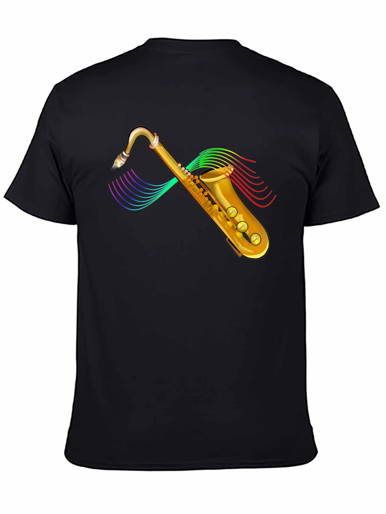 Saxophone Graphic T-Shirt - Musical Instrument Tee