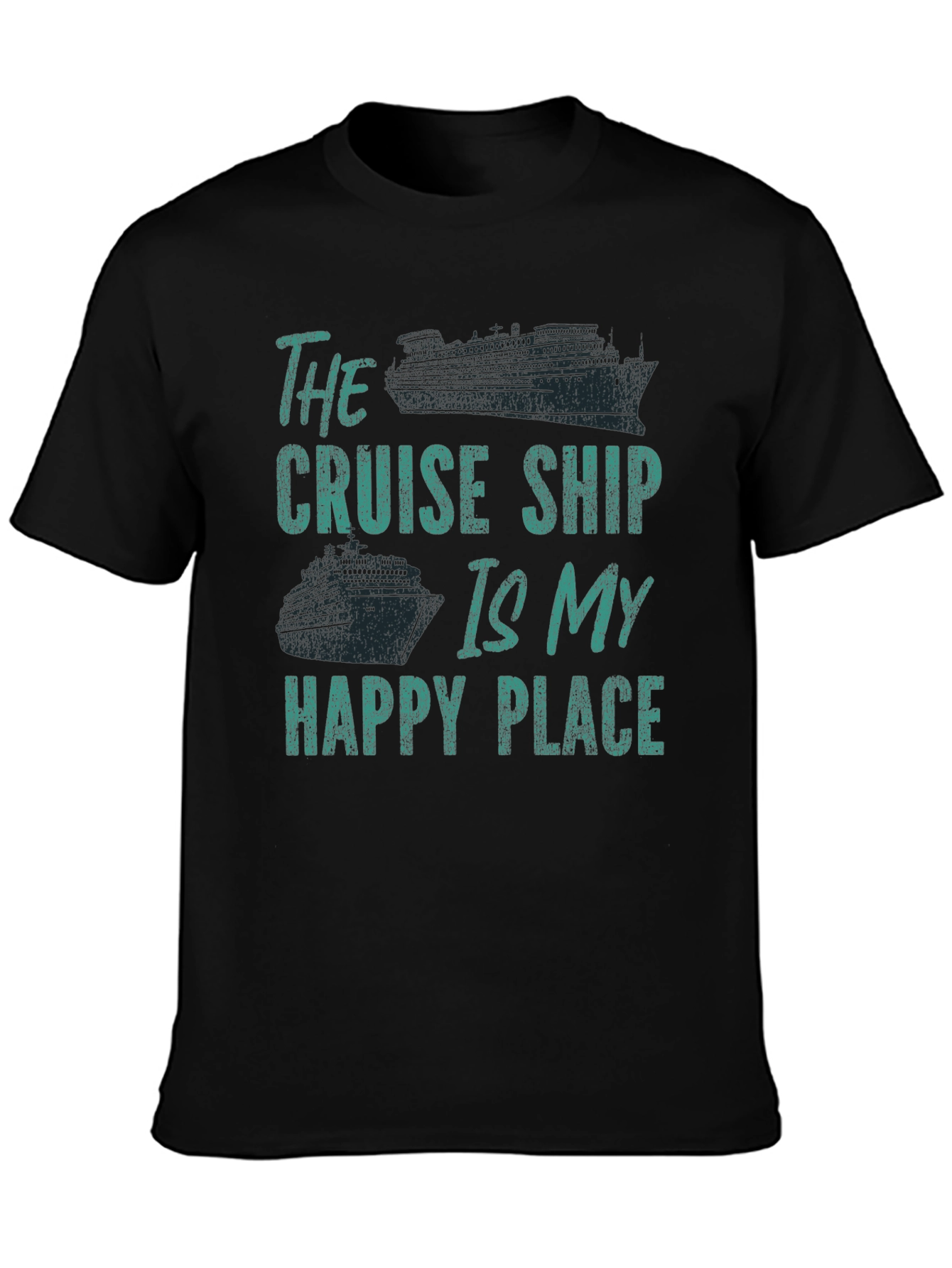 Cruise Ship Happy Place T-Shirt