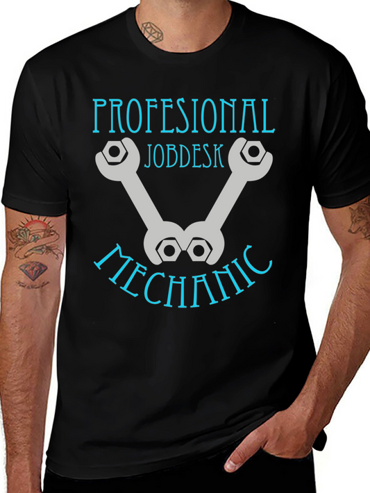 Professional Mechanic Jobdesk T-Shirt - Auto Repair Gift