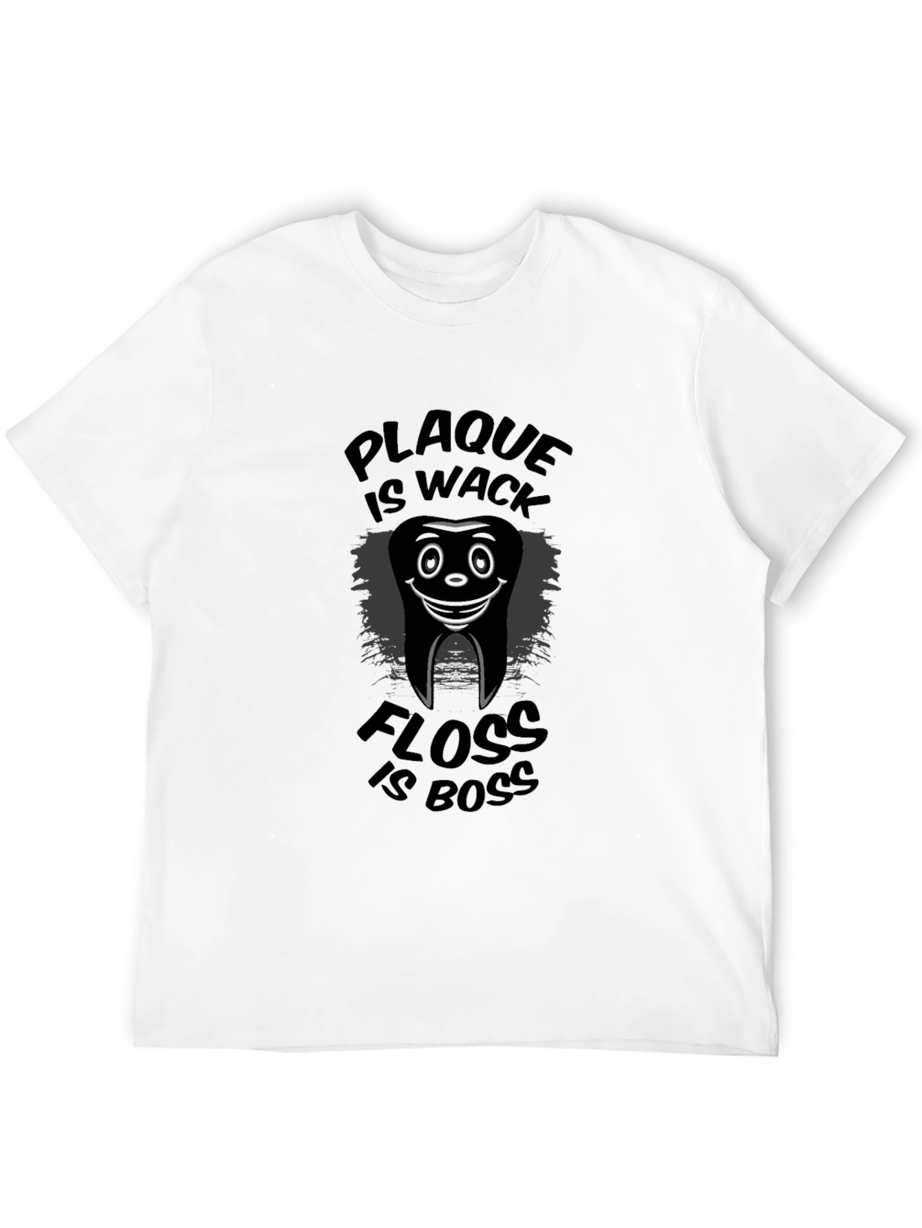 Plaque is Wack Floss is Boss Graphic T-Shirt