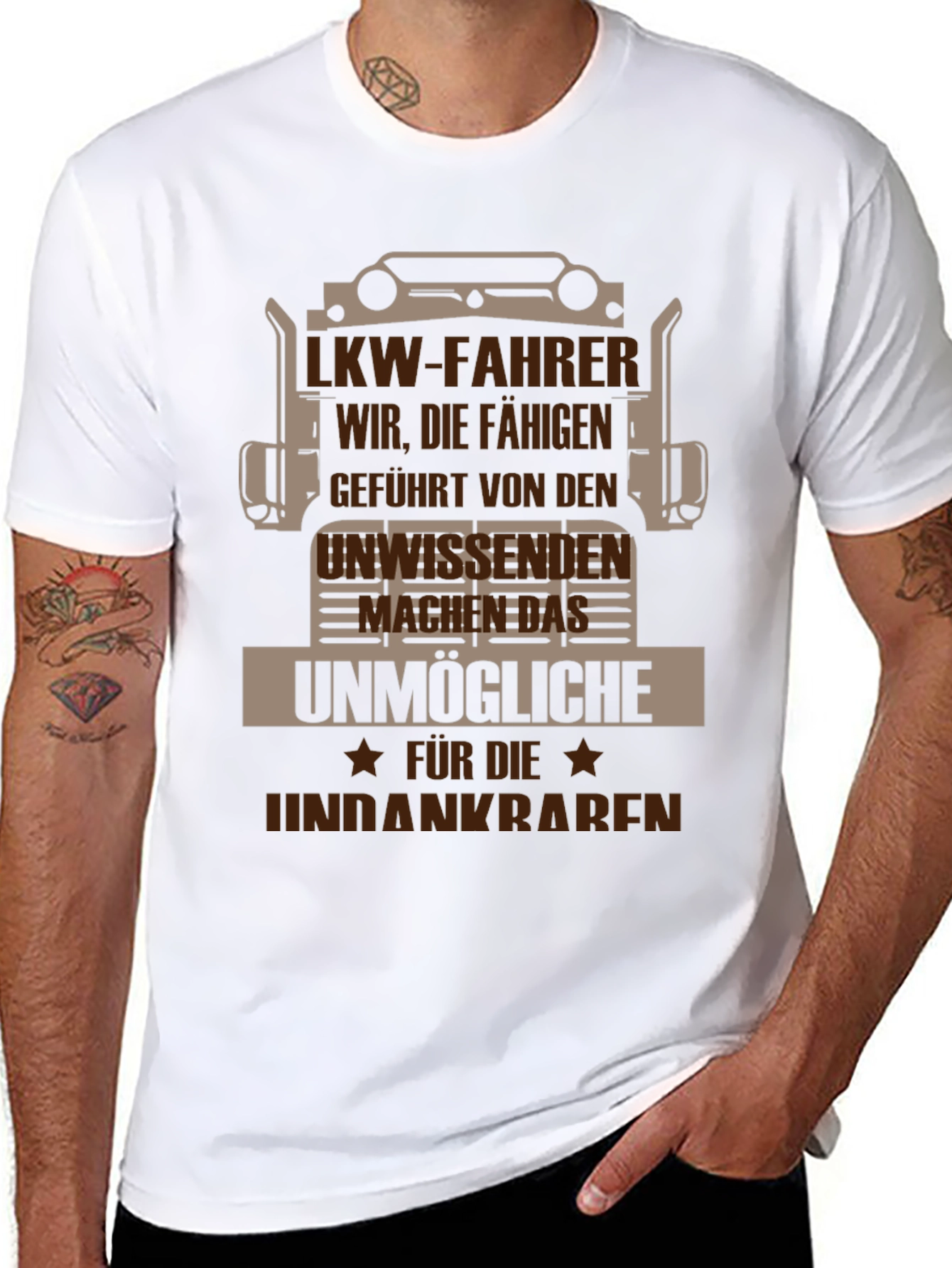 Trucker T-Shirt - German LKW-FAHRER Design