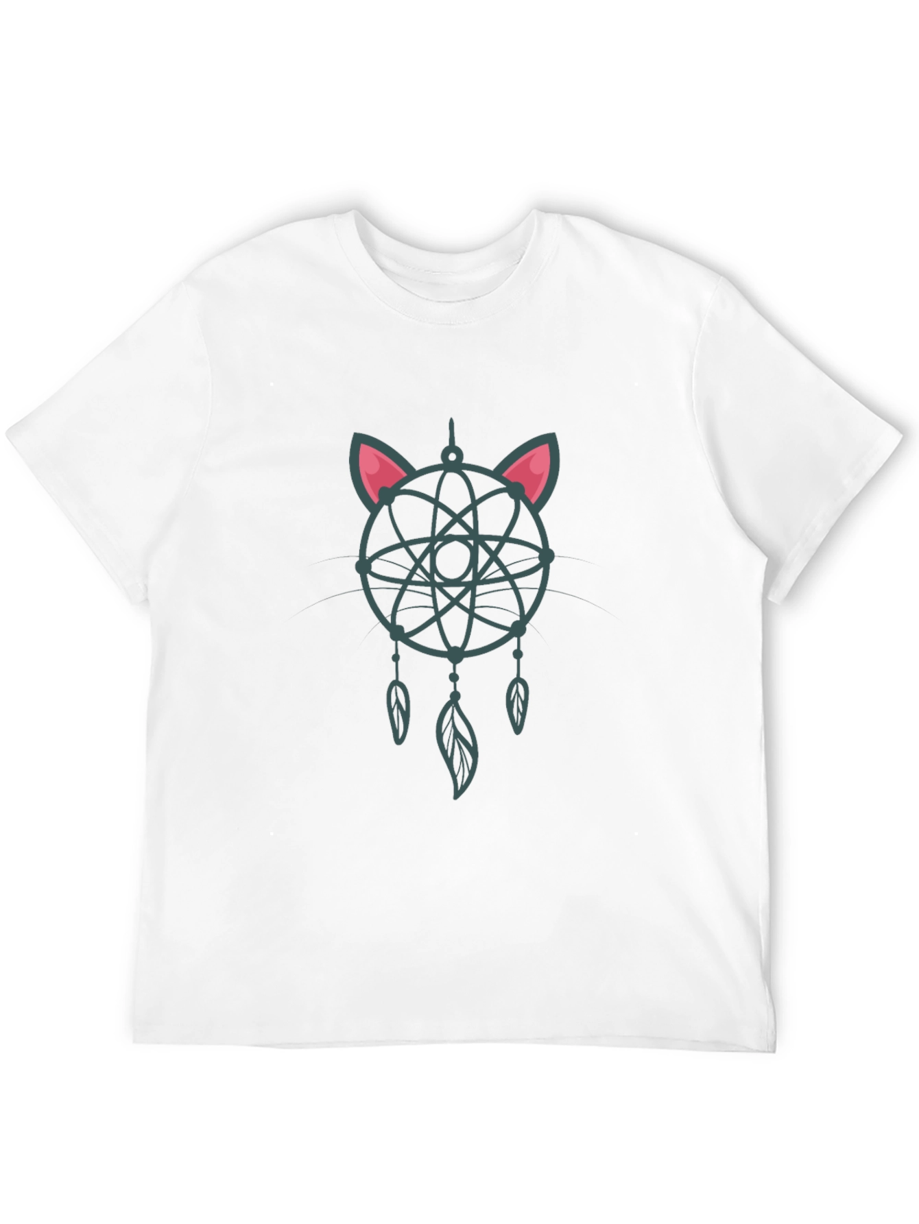 Dreamcatcher Cat Atom T-Shirt - Unique Design