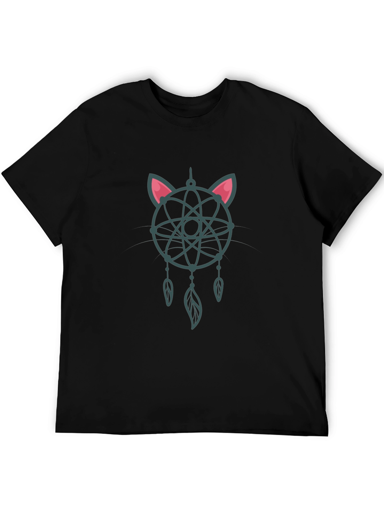 Dreamcatcher Cat Atom T-Shirt - Unique Design