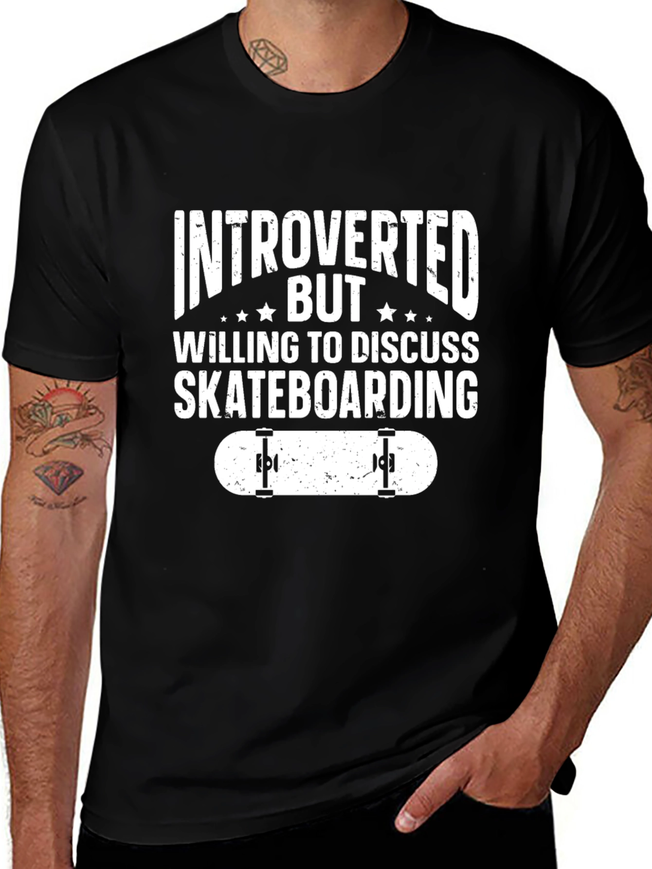 Introverted Skateboarder Tee