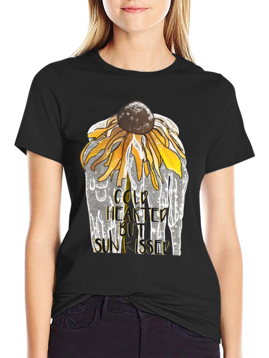Cold Hearted Sunkissed Sunflower Graphic Tee