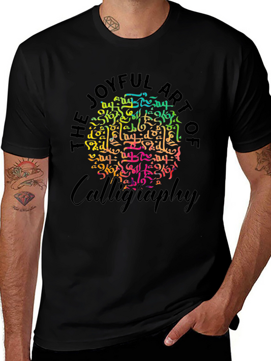 Joyful Art of Calligraphy Graphic T-Shirt