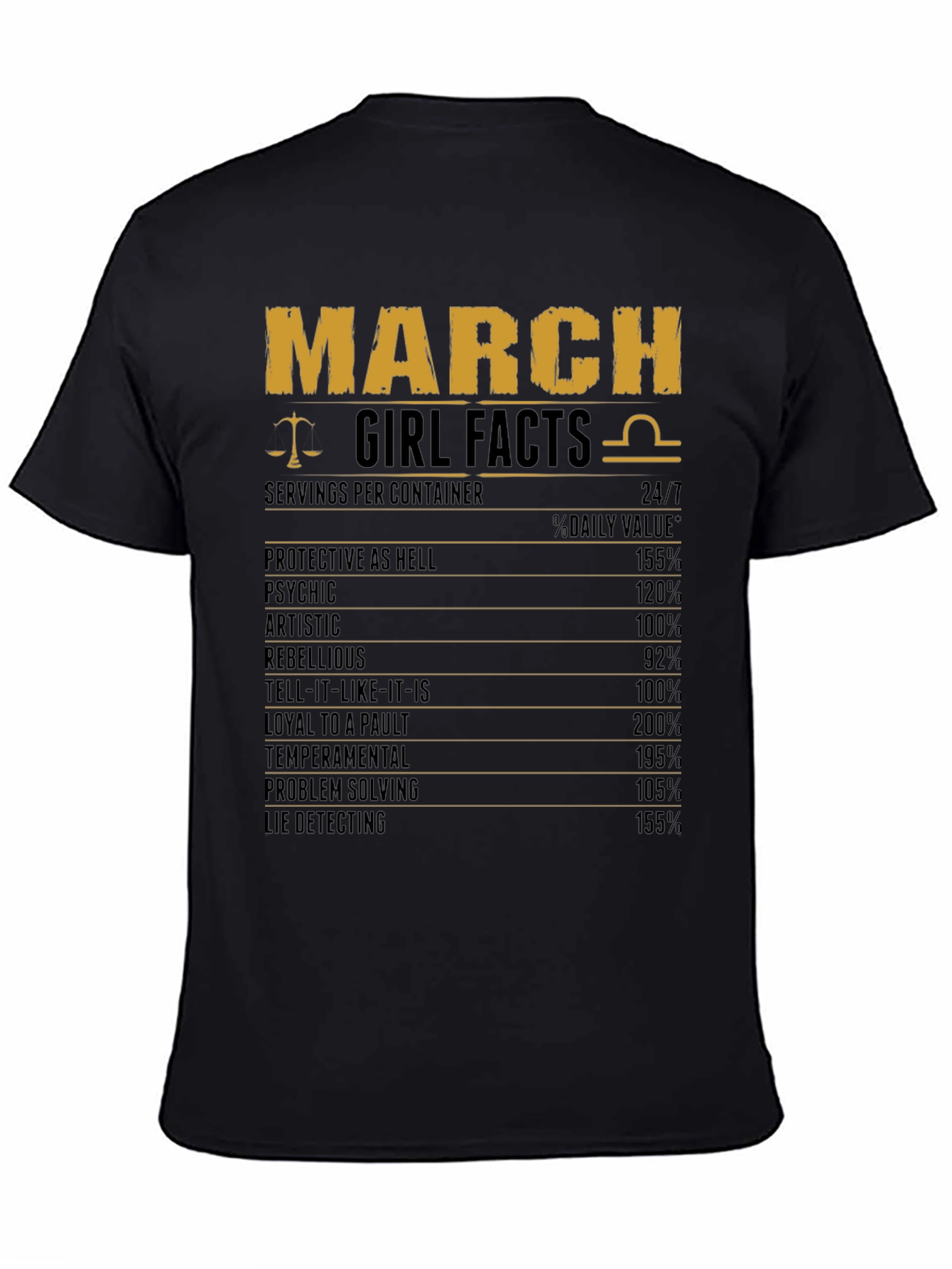March Girl Facts T-Shirt