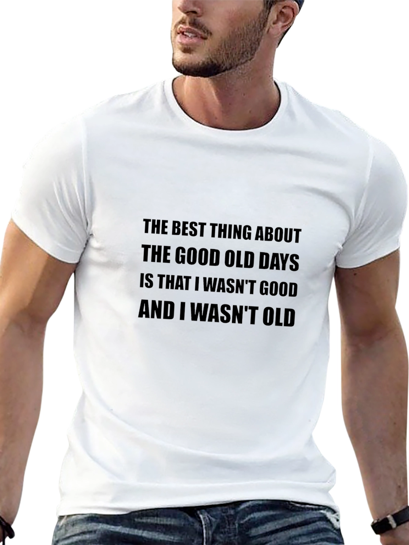 Funny Good Old Days Graphic T-Shirt