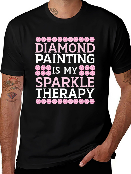 Diamond Painting Sparkle Therapy T-Shirt