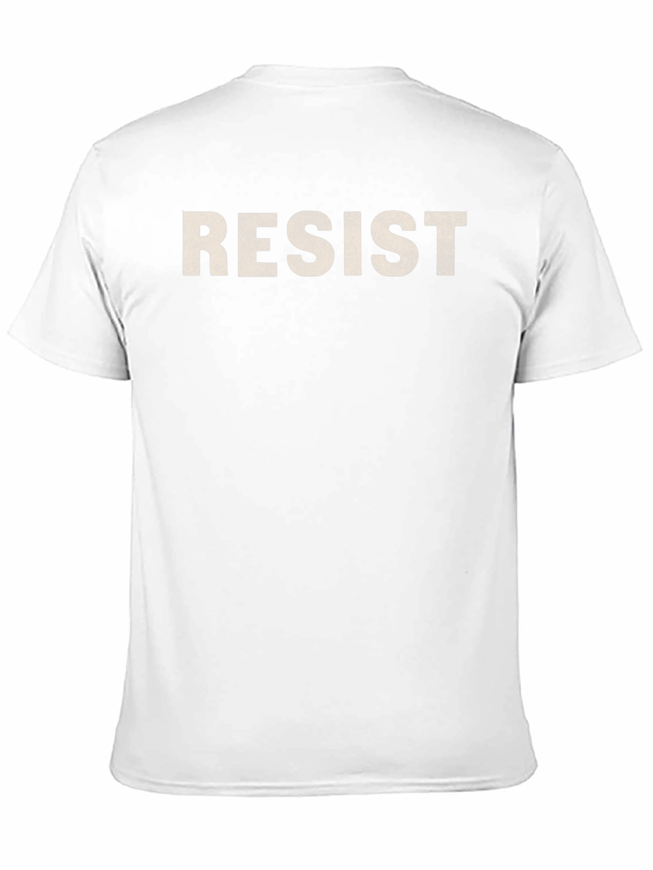 Resist Graphic T-Shirt - Black Crew Neck Tee