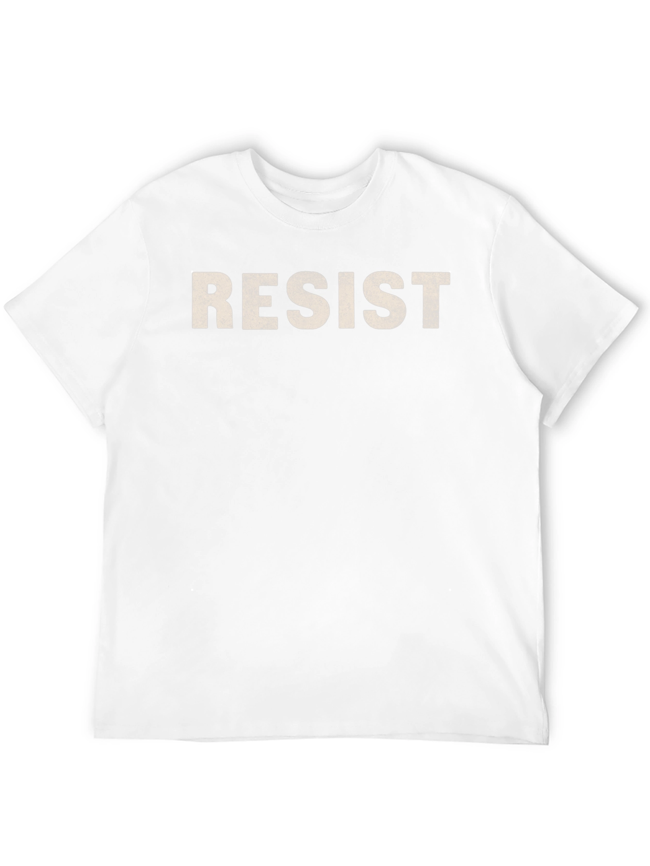 Resist Graphic T-Shirt - Black Crew Neck Tee