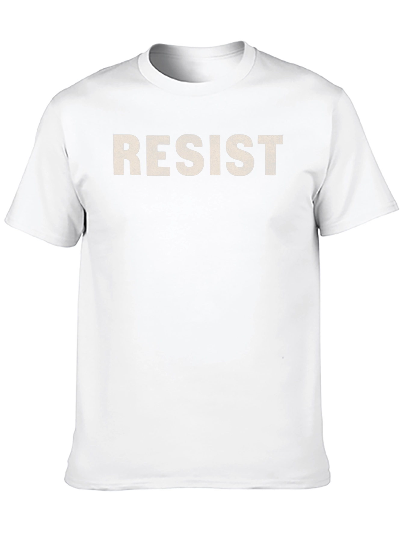 Resist Graphic T-Shirt - Black Crew Neck Tee