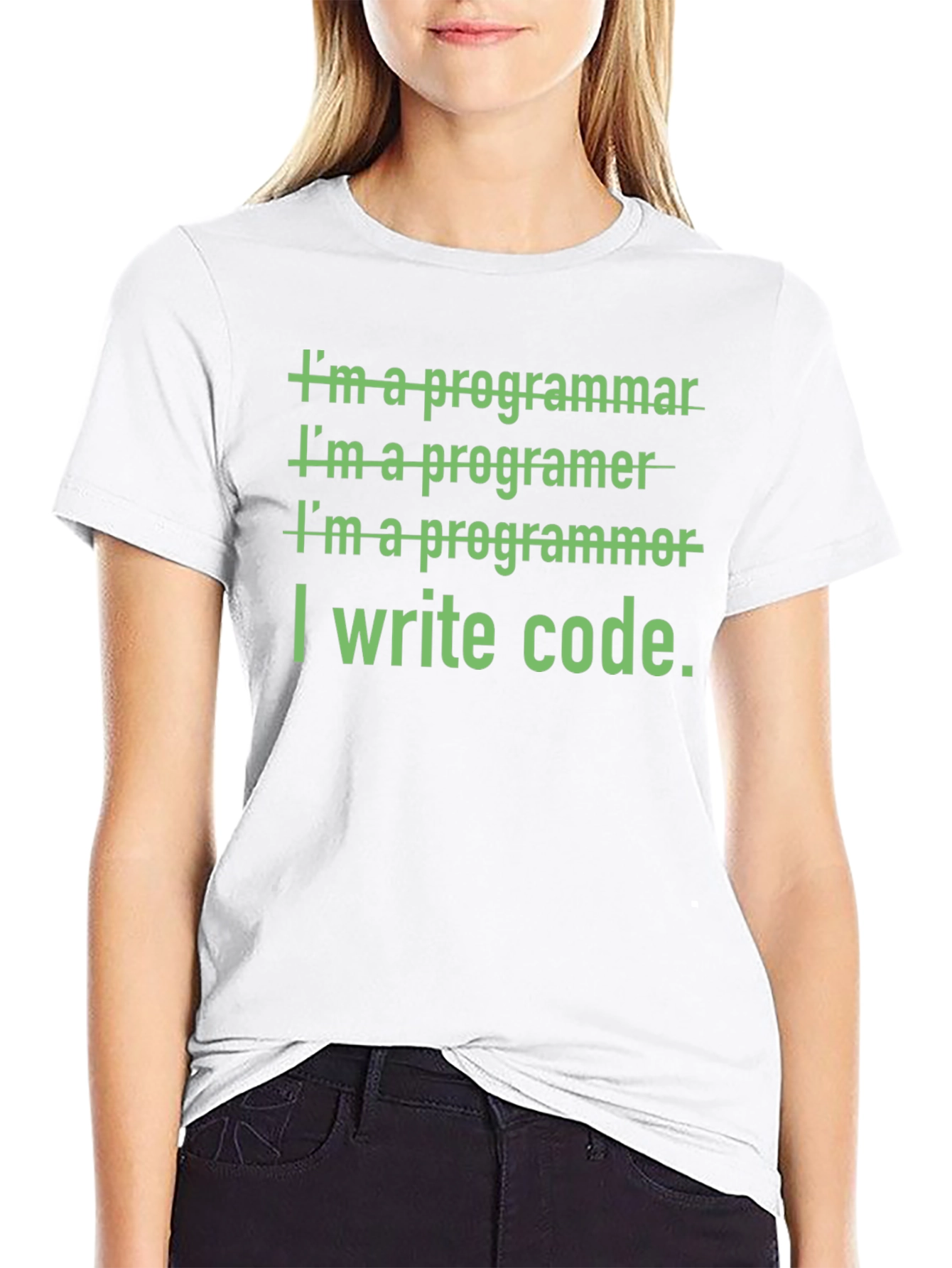 I Write Code T-Shirt - Programmer Humor