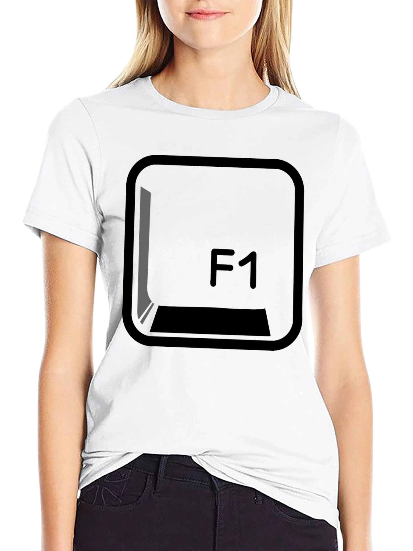 F1 Keyboard Key T-Shirt - Programmer Humor Tee