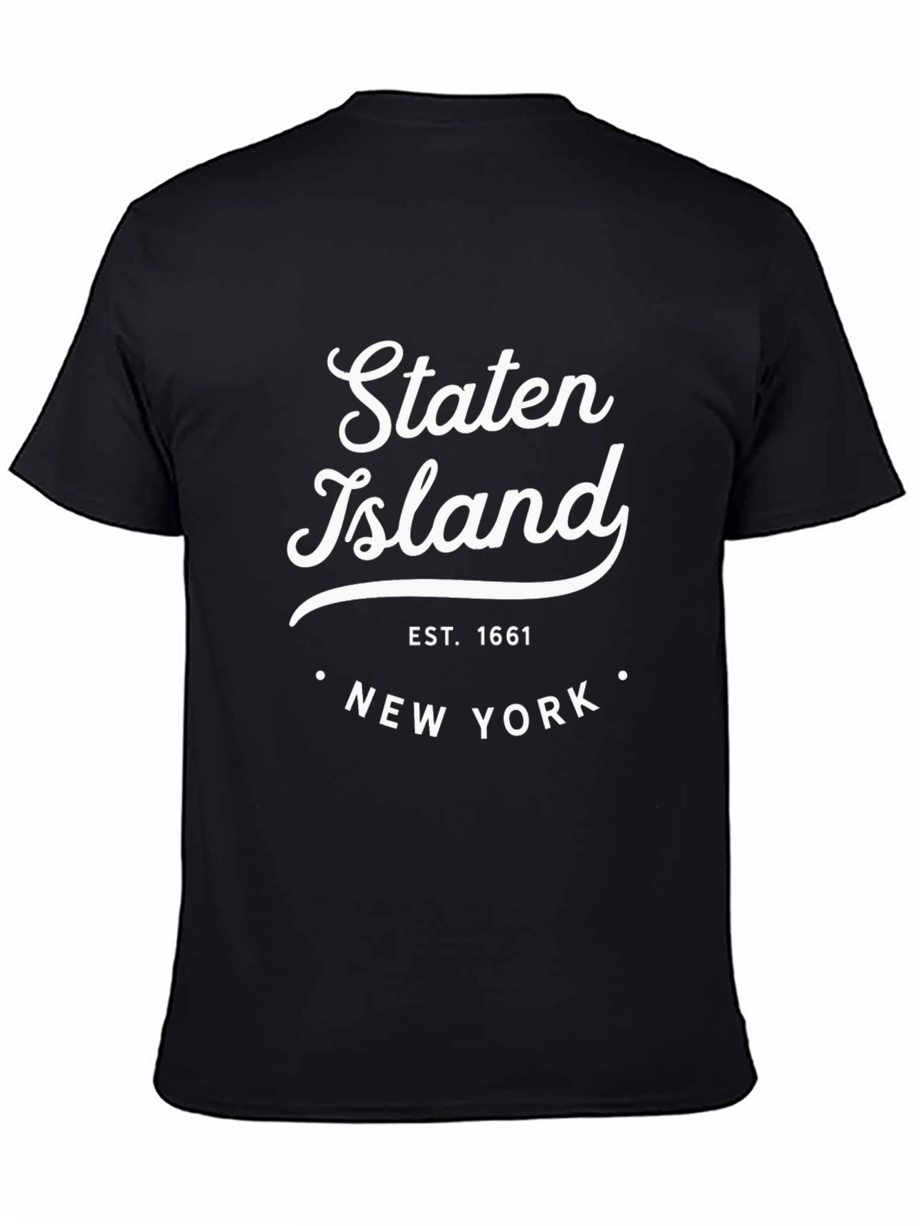 Staten Island New York Black T-Shirt