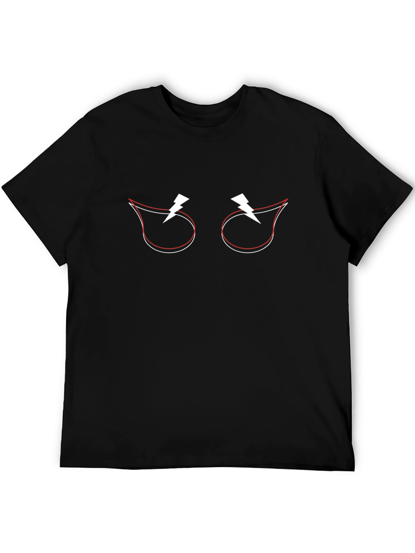 Eye Lightning Bolt Black T-Shirt