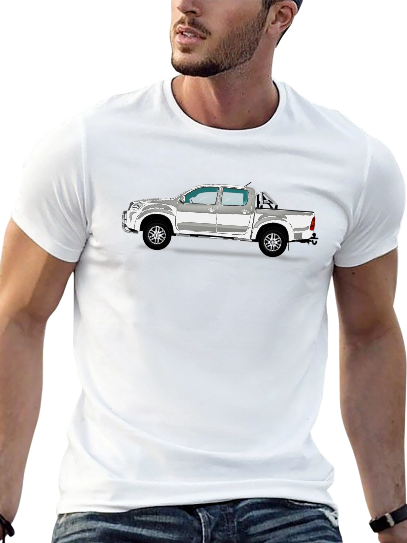 Truck Graphic T-Shirt - Black Mens
