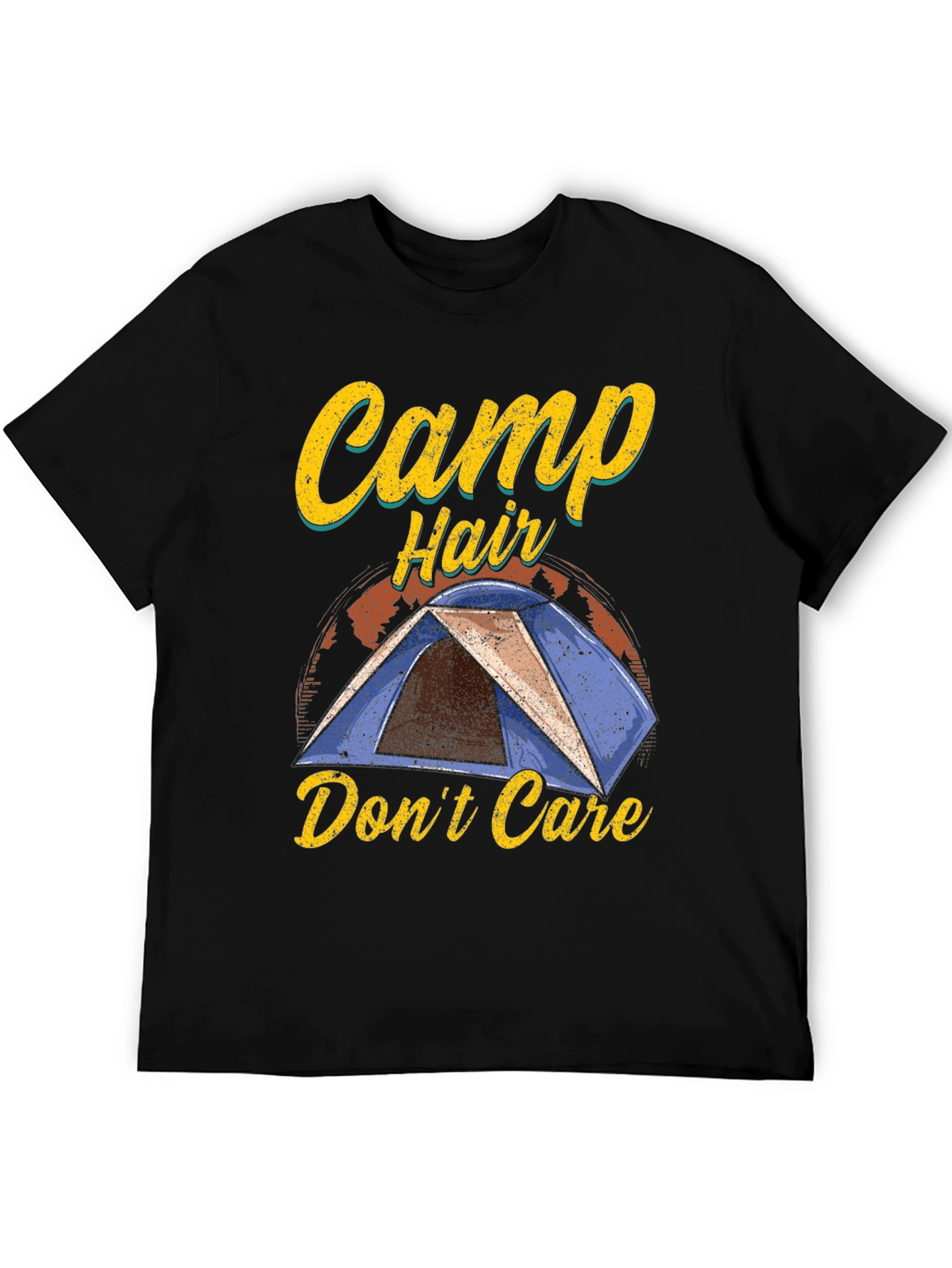 Camp Hair Dont Care Graphic T-Shirt