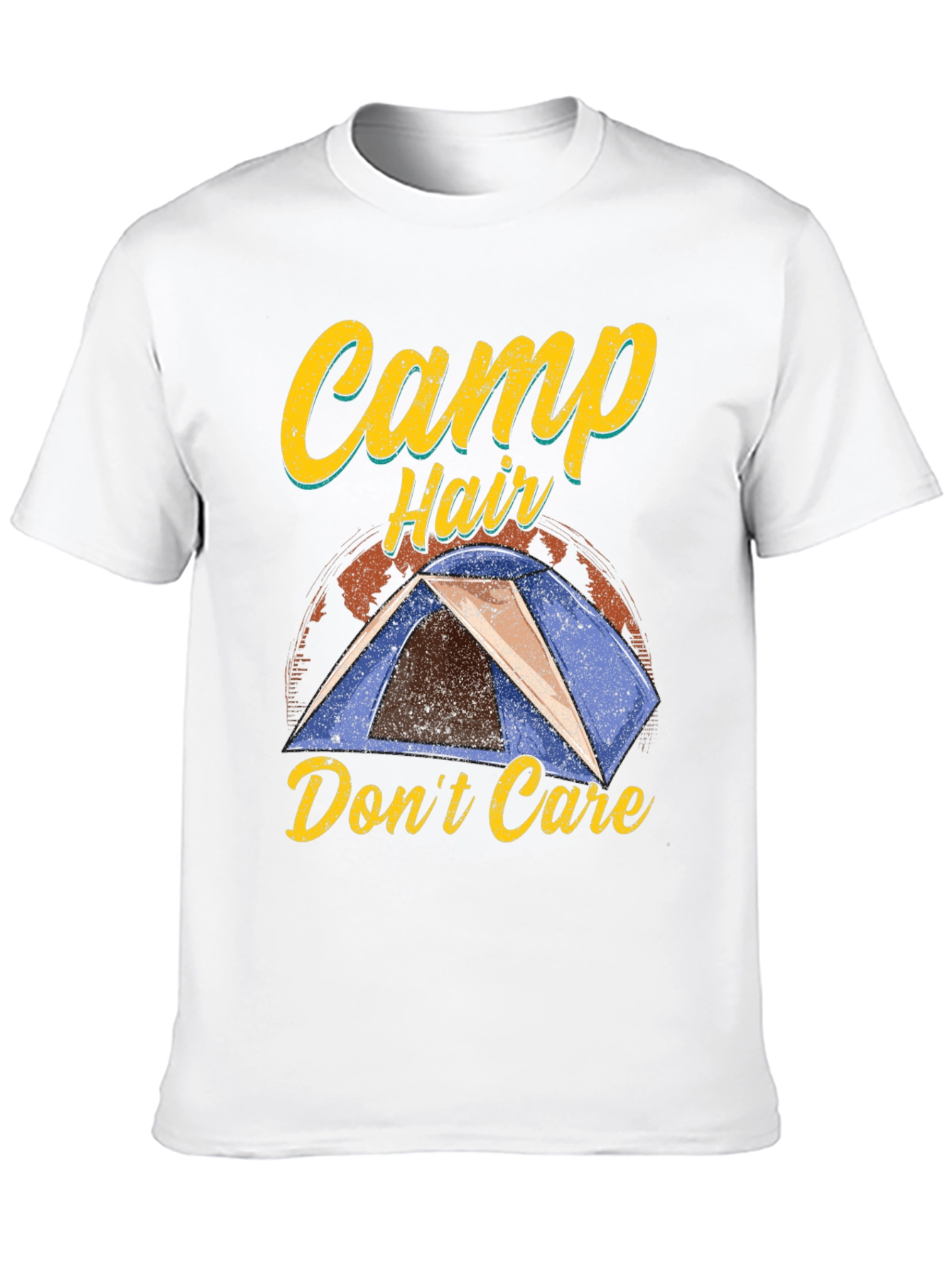 Camp Hair Dont Care Graphic T-Shirt